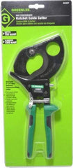 Greenlee - 11" OAL, 1,000 MCM Capacity, Cable Cutter - Molded Plastic Handle - Best Tool & Supply