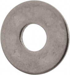 Value Collection - M5 Screw, Grade 316 Stainless Steel Fender Flat Washer - 5.3mm ID x 15mm OD, Plain Finish - Best Tool & Supply