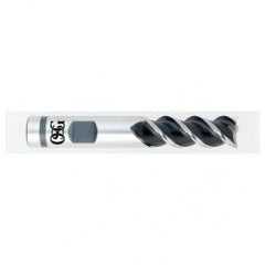 3/4" Dia. - 3-7/8" OAL - Bright VC10-50° Helix - Square End SE EM - 3 FL - Best Tool & Supply