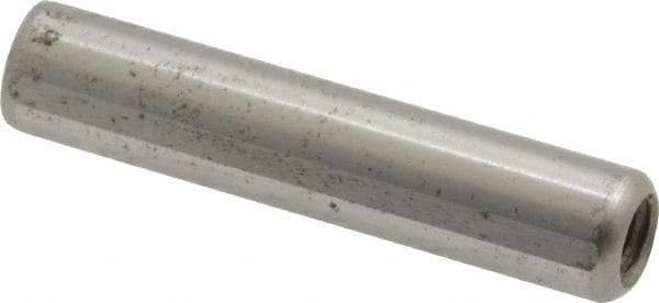 Gibraltar - 5/16" Diam x 1-1/2" Pin Length C-1215 Case Hardened Steel Pull Out Dowel Pin - 1 Beveled & 1 Threaded End - Best Tool & Supply