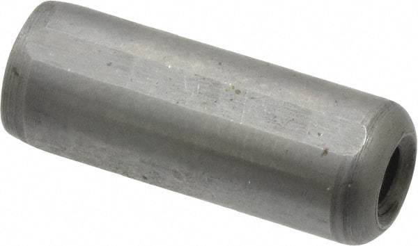 Gibraltar - 3/8" Diam x 1" Pin Length C-1215 Case Hardened Steel Pull Out Dowel Pin - 1 Beveled & 1 Threaded End - Best Tool & Supply