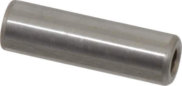 Gibraltar - 3/8" Diam x 1-1/4" Pin Length C-1215 Case Hardened Steel Pull Out Dowel Pin - 1 Beveled & 1 Threaded End - Best Tool & Supply