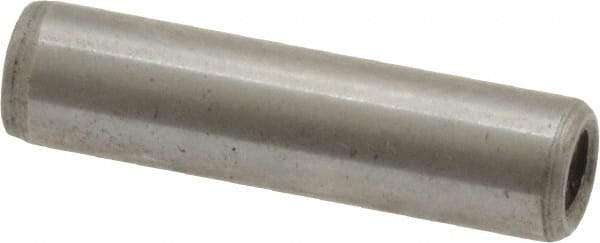 Gibraltar - 1/4" Diam x 1" Pin Length C-1215 Case Hardened Steel Pull Out Dowel Pin - 1 Beveled & 1 Threaded End - Best Tool & Supply