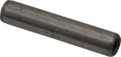 Gibraltar - 1/4" Diam x 1-1/4" Pin Length C-1215 Case Hardened Steel Pull Out Dowel Pin - 1 Beveled & 1 Threaded End - Best Tool & Supply