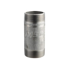 Stainless Steel Pipe Nipple: 1″ Pipe, 3″ OAL, Grade 304 & 304L Schedule 40