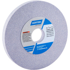 ‎6″ × 1/2″ × 1-1/4″ 32A Toolroom Wheel Type 01 Straight 80 Grit Aluminum Oxide - Exact Industrial Supply