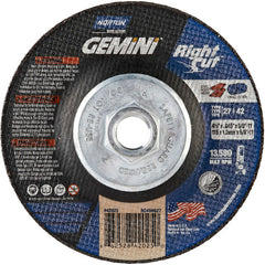 ‎4-1/2 x .045 × 5/8 - 11″ Gemini RightCut Cutting Wheel A 24 T BDA3 Type 27/42 - Best Tool & Supply