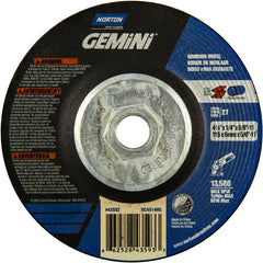 ‎4-1/2 × 1/4 × 5/8 - 11″ Gemini Grinding Wheel A 24 S BDA Type 27 - Best Tool & Supply