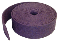 4'' x 30 ft. - Maroon - Aluminum Oxide Very Fine Grit - Bear-Tex Clean & Blend Roll - Best Tool & Supply