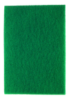 3-1/4 x 6-1/4 x 3/4" - Green/Yellow; Scour-N-Sponge Pad; Aluminum Oxide; Very Fine - Best Tool & Supply