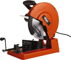 Fein - 14" Blade Diam, 1" Arbor Hole, Straight Chop & Cutoff Saw - 1,300 RPM, 120 Volts, 1 Phase - Best Tool & Supply