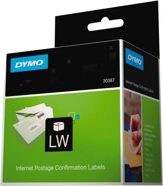 Dymo - 1-1/8" Wide x 3-1/2" Long, White Shipping Label - For DYMO LabelWriter Printers - Best Tool & Supply