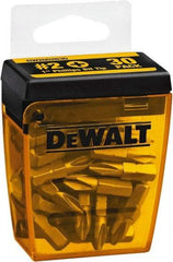 DeWALT - #2, Tip Phillips Screwdriver Bit - 1/4" Drive, 1" OAL - Best Tool & Supply