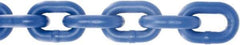 Value Collection - #2/0 Welded Straight Link Coil Chain - 520 Lb Capacity, Plastic Powder Coated Finish - Best Tool & Supply