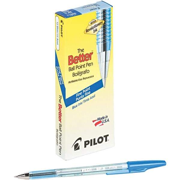 Pilot - Conical Ball Point Pen - Blue - Best Tool & Supply