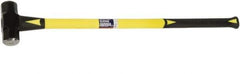 Ability One - 6 Lb Head, 32" Long Sledge Hammer - Steel Head, Fiberglass Handle with Grip - Best Tool & Supply