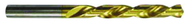 0.43mm Dia - HSS LH GP Jobber Drill-118° Point-TiN - Best Tool & Supply
