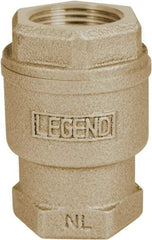 Legend Valve - 1-1/2" Lead Free Bronze Check Valve - Inline, FNPT x FNPT, 250 WOG - Best Tool & Supply