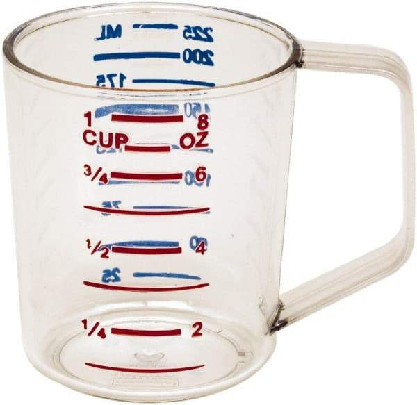 Rubbermaid - 0.25 Quart Polycarbonate Measuring Cup - 25 ml Graduation - Best Tool & Supply