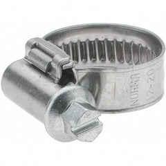 Value Collection - 12 to 20mm Diam, Stainless Steel Worm Drive Clamp - 9mm Wide - Best Tool & Supply