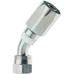 Parker - 2 Piece, 7/8-14 JIC, Reusable Hose Female Swivel Fitting - 1/2" Hose ID x 5/8" Hose OD - Best Tool & Supply