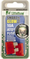 Value Collection - 10 Amp, Automotive Fuse - 3/4" Long, Red, Littlefuse ATO010 - Best Tool & Supply