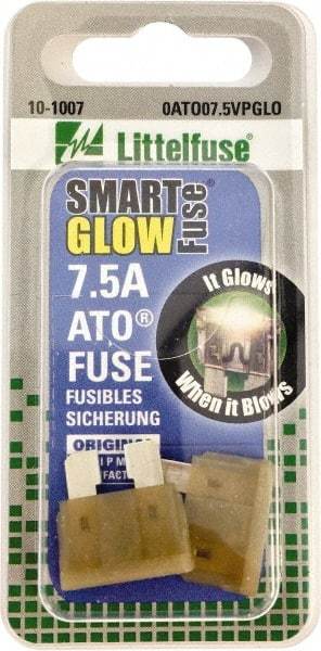 Value Collection - 7.5 Amp, Automotive Fuse - Brown, Littlefuse ATO07 - Best Tool & Supply