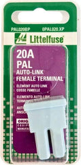 Value Collection - 20 Amp, Automotive Fuse - Blue, Littlefuse PAL020 - Best Tool & Supply