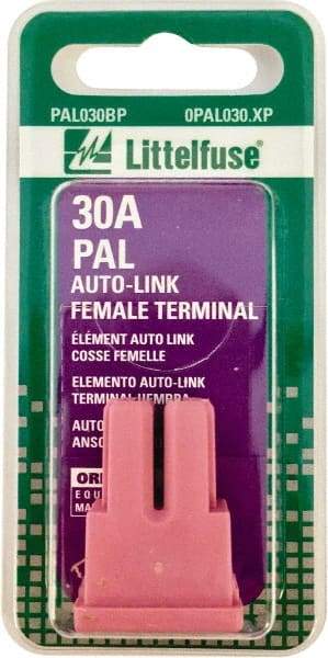 Value Collection - 30 Amp, Automotive Fuse - Pink, Littlefuse PAL030 - Best Tool & Supply