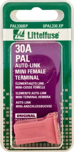 Value Collection - 30 Amp, Automotive Fuse - Pink, Littlefuse PAL330 - Best Tool & Supply