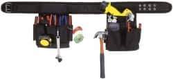 CLC - 29 to 46" Waist Apron - 20 Pocket, Black, Polyester - Best Tool & Supply