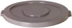 PRO-SOURCE - Round Lid for Use with 10 Gal Round Trash Cans - Gray, Plastic, For Huskee Trash Cans - Best Tool & Supply