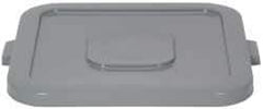 PRO-SOURCE - Square Lid for Use with 32 Gal Square Trash Cans - Gray, Plastic, For Huskee Trash Cans - Best Tool & Supply