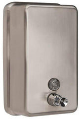 PRO-SOURCE - 40 oz Liquid Hand Soap Dispenser - Stainless Steel, Hanging, Chrome - Best Tool & Supply