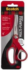 3M - 6" LOC, 6" OAL Stainless Steel Premium Scissors - Ambidextrous, For Crafts - Best Tool & Supply