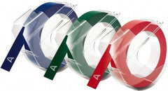 Dymo - Red, Green, Blue Embossing Tape - For DYMO Office Express & Office Mate Embossers - Best Tool & Supply