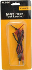 Fluke - Red/Black Electrical Test Equipment Leads Set - Use with All Models - Best Tool & Supply