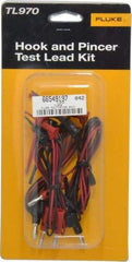 Fluke - Black/Red Electrical Test Equipment Hook & Pincer Kit - Use with All Models - Best Tool & Supply