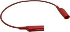 Pomona - Red Electrical Test Equipment Patch Cord - Use with Alligators Test Clips - Best Tool & Supply