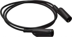 Pomona - Black Electrical Test Equipment Patch Cord - Use with Alligators Test Clips - Best Tool & Supply