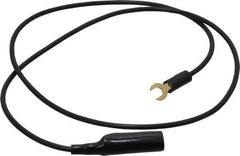 Pomona - Black Electrical Test Equipment Clip - Use with Insulated Spade Lug - Best Tool & Supply