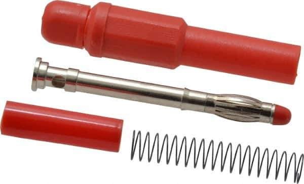 Pomona - Red Electrical Test Equipment Banana Plug - Use with Banana Plugs - Best Tool & Supply