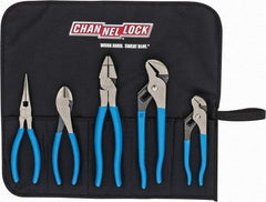 Channellock - 5 Piece Plier Set - Comes in Tool Roll - Best Tool & Supply