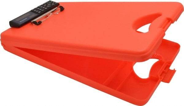 Saunders - 16 Inch Long x 10 Inch Wide x 2-5/8 Inch High, Clip Board - Orange - Best Tool & Supply