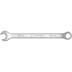 Wright Tool & Forge - Combination Wrenches; Type: Combination Wrench ; Tool Type: Metric ; Size (mm): 15 ; Number of Points: 12 ; Finish/Coating: Satin Finish ; Material: Alloy Steel - Exact Industrial Supply