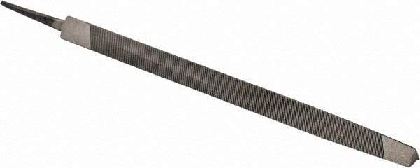 Value Collection - 10" Long, Taper American-Pattern File - Single Cut, 0.46" Overall Thickness, Handle - Best Tool & Supply