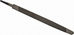 Value Collection - 6" Long, Taper American-Pattern File - Single Cut, 0.31" Overall Thickness, Tang - Best Tool & Supply