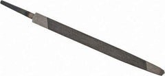 Value Collection - 4" Long, Taper American-Pattern File - Single Cut, 0.21" Overall Thickness, Tang - Best Tool & Supply