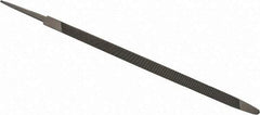 Value Collection - 9-3/4" Long, Taper American-Pattern File - Single Cut, 0.33" Overall Thickness, Tang - Best Tool & Supply