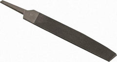 Value Collection - 5.3" Long, Second Cut, Knife American-Pattern File - Double Cut, 0.11" Overall Thickness, Tang - Best Tool & Supply